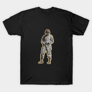 Old Print Texture -  Veteran Day! T-Shirt